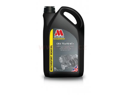 MILLERS OILS CRX 75W-90 NT+ - plně syntetický olej, pro synchronní i sekvenční převodovky 5 l
