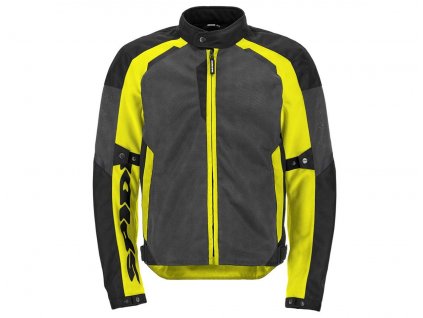 bunda TEK NET, SPIDI (černá/šedá/žlutá fluo)