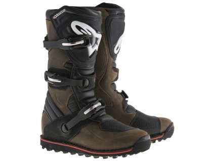 Boty TECH TRIAL 2021, ALPINESTARS (olejovaná kůže)