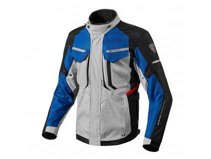 fabric motorcycle jacket revit safari 2 silver blue 39116 zoom