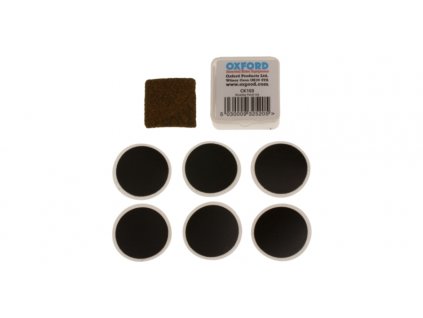 opravná sada se záplatami pro cyklo pneu, mopedy a malé moto, OXFORD