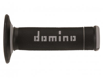 Gripy A190 (offroad) délka 118 mm, DOMINO (černo-šedé)
