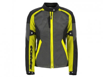 bunda TEK NET LADY, SPIDI, dámská (černá/šedá/žlutá fluo)