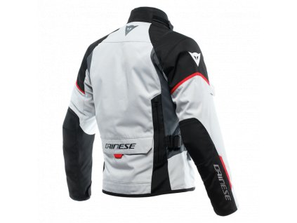 Moto bunda DAINESE TEMPEST 3 D-DRY glacier šedo/černo/lava červená
