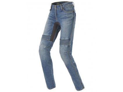 kalhoty, jeansy FURIOUS PRO LADY, SPIDI, dámské (modré, středně seprané)