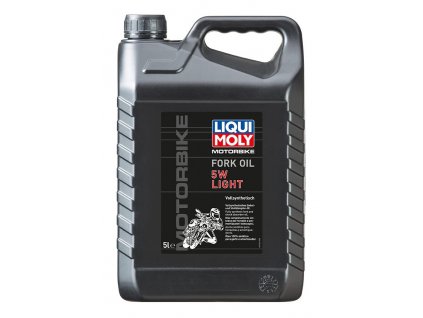 LIQUI MOLY Motorbike Fork Oil 5w Light - olej do tlumičů pro motocykly - lehký 5 l