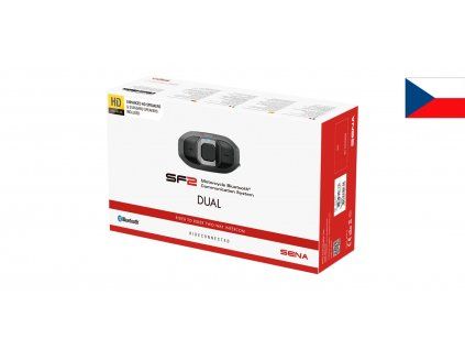 Bluetooth headset SF2 (dosah 0,8 km), SENA (sada 2 jednotek)