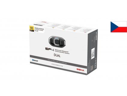 Bluetooth headset SF4 (dosah 1,2 km), SENA (sada 2 jednotek)