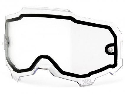 Plexi ARMEGA, 100% (čiré DUAL, Anti-fog)