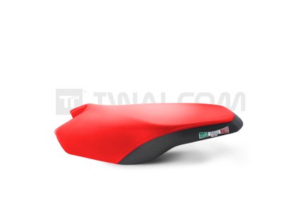 Potah sedla rosso racing cerna cervena s polstrovanim 1
