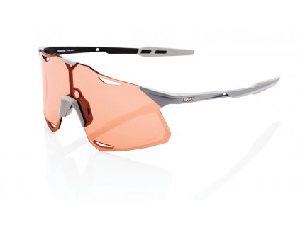 Sluneční brýle HYPERCRAFT Matte Stone Grey, 100% - USA (HIPER růžová sklo)