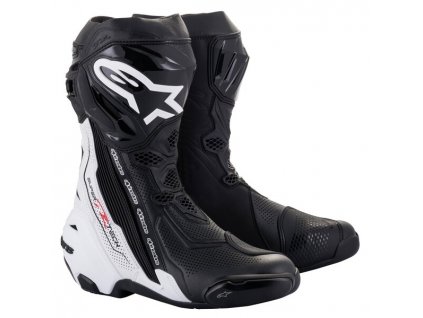 boty SUPERTECH R VENTED, ALPINESTARS (černá/bílá) 2025