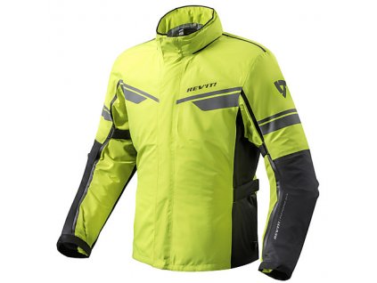 motorcycle jacket revit fabric guardian h2o neon yellow black 22422