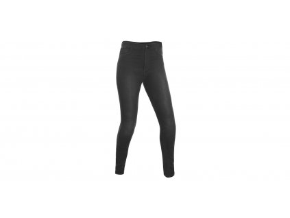 ZKRÁCENÉ kalhoty SUPER JEGGINGS 2.0, OXFORD, dámské (černé)