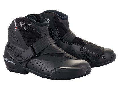 Boty SMX-1 R VENTED 2022, ALPINESTARS (černá, perforovaná obšívka)