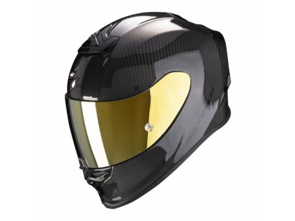 Moto přilba SCORPION EXO-R1 EVO CARBON AIR solid černá
