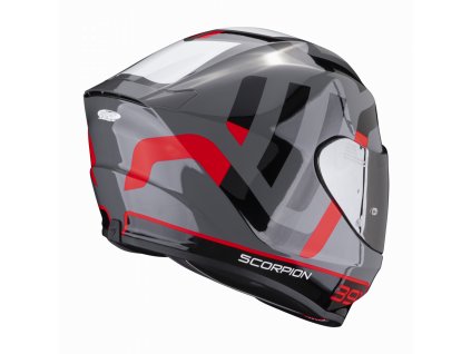 Moto přilba SCORPION EXO-391 AROK šedo/červeno/černá