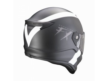 Moto přilba SCORPION COVERT FX GALLUS matná černo/bílá