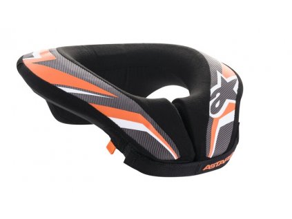 Nákrčník SEQUENCE YOUTH 2023, ALPINESTARS, dětský (černá/oranžová/bílá)