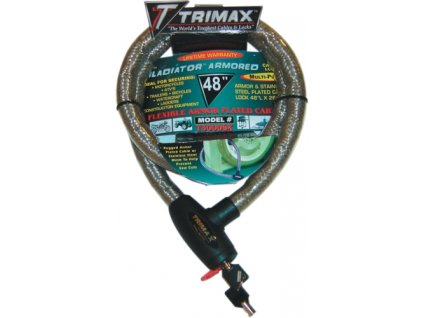 Zámek TRIMAX-gladiator series armore cables/lock-braided