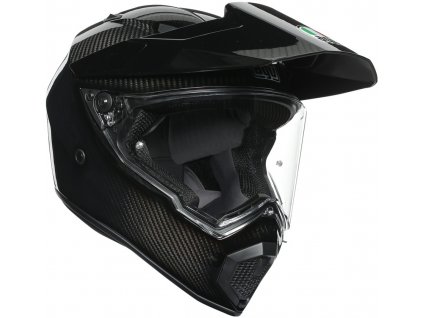 Helma na moto AGV AX9 E2205 Glossy Carbon