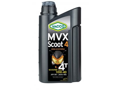 YACCO motorový olej polosyntetický MVX SCOOT 4T 10W40 1l
