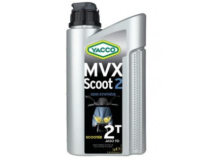 YACCO motorový olej polosyntetický MVX SCOOT 2 1l