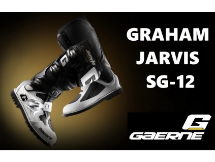 Motokrosové boty Gaerne SG12 - Black/White