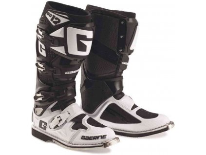 Motokrosové boty Gaerne SG-12 (2023) - černá/bílá