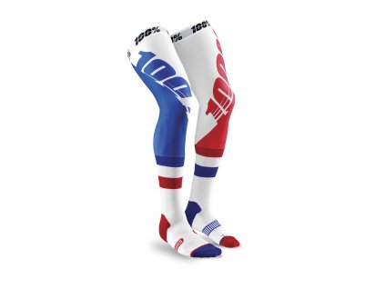 Nadkolemky REV MX, 100% - USA (modrá/červená)