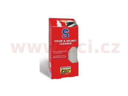 S100 čistič hledí s mikrovláknovou utěrkou - Visor & Helmet Cleaner 100 ml