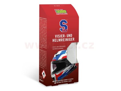 S100 čistič hledí s mikrovláknovou utěrkou - Visor & Helmet Cleaner 100 ml