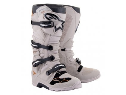 boty TECH 7 ENDURO DRYSTAR, ALPINESTARS (písková/černá) 2025