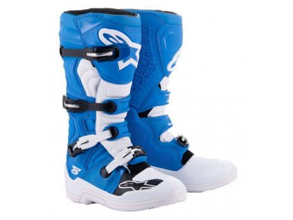 Boty TECH 5, ALPINESTARS (modrá/bílá/černá) 2023