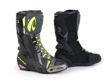 Moto boty FORMA PHANTOM černo/šedo/fluo žluté