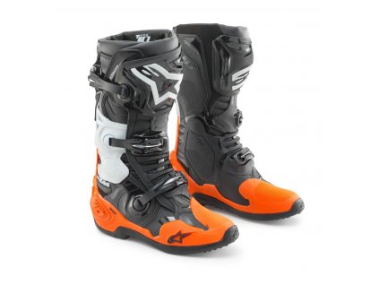 boty ALPINESTARS TECH 10 , KTM (černá/oranžová) 2024