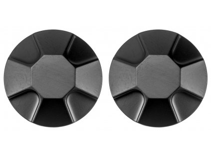 kovová víčka pro konverzi přileb Handy a Handy Plus na verzi bez plexi/kšiltu, CASSIDA (černá, 1 pár)