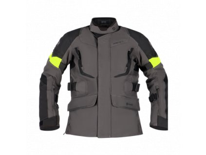 Dámská moto bunda RICHA CYCLONE 2 GORE-TEX šedo/fluo žlutá