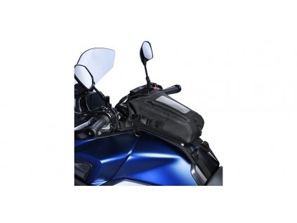 tankbag na motocykl AQUA S8 s popruhy, OXFORD (černý, objem 8 l)