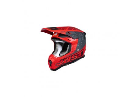 Moto přilba JUST1 J22F DYNAMO černo/červená