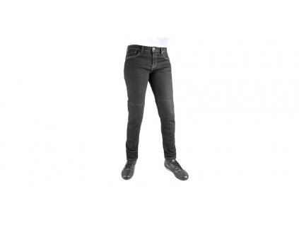 ZKRÁCENÉ kalhoty Original Approved Jeans Slim fit, OXFORD dámské (černá)