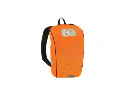 reflexní obal/pláštěnka batohu Bright Cover, OXFORD (oranžová/reflexní prvky, Š x V = 640 x 720 mm)