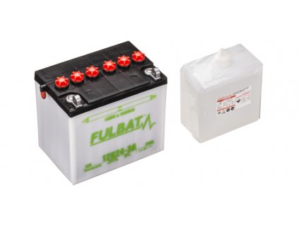 Baterie 12V, 12N24-3A, 24Ah, 240A, pravá, konvenční, 184x124x175, FULBAT (vč. balení elektrolytu)