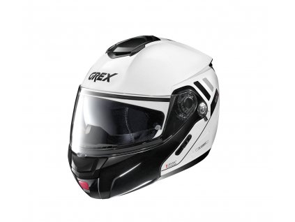 moto helma grex g92 offset n com metal white 12