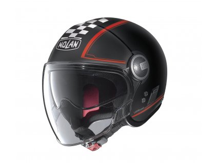 moto helma nolan n21 amarcord flat black 112