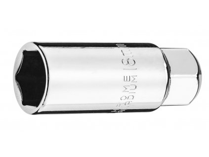 Klíč na svíčky extra tenký s gumou (18 mm) 3/8"
