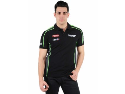Polo KAWASAKI SBK černé 16 11501