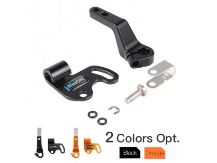 one finger clutch lever for ktm 790 890 duke black 08