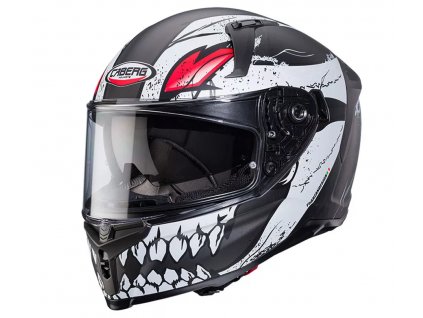 Helma na moto Caberg Avalon X Punk matt grey/white/red