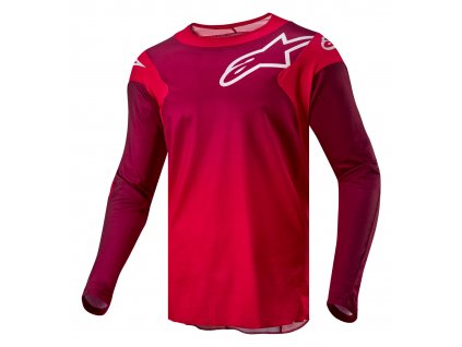 Dres RACER HOEN, ALPINESTARS (červená/karmínová) 2024